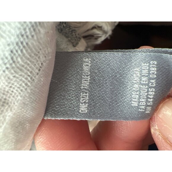 Aerie Striped Lightweight Open Front Kimono Swim Coverup Cape One Size - Picture 7 of 8